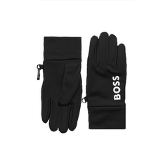 Hugo Boss Logo Gloves Black - L/XL