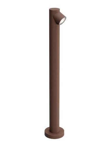 UBOAT Bedlampe i aluminium og glas H65 cm 6W COB LED - Mat corten
