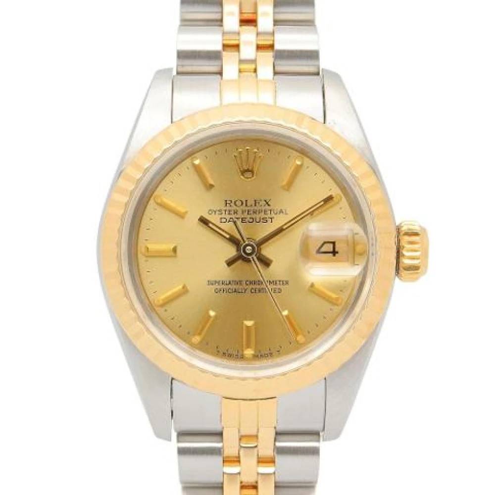 Rolex Vintage - Pre-owned Datejust Armbandsur Vintage - Dam - ONE Size -