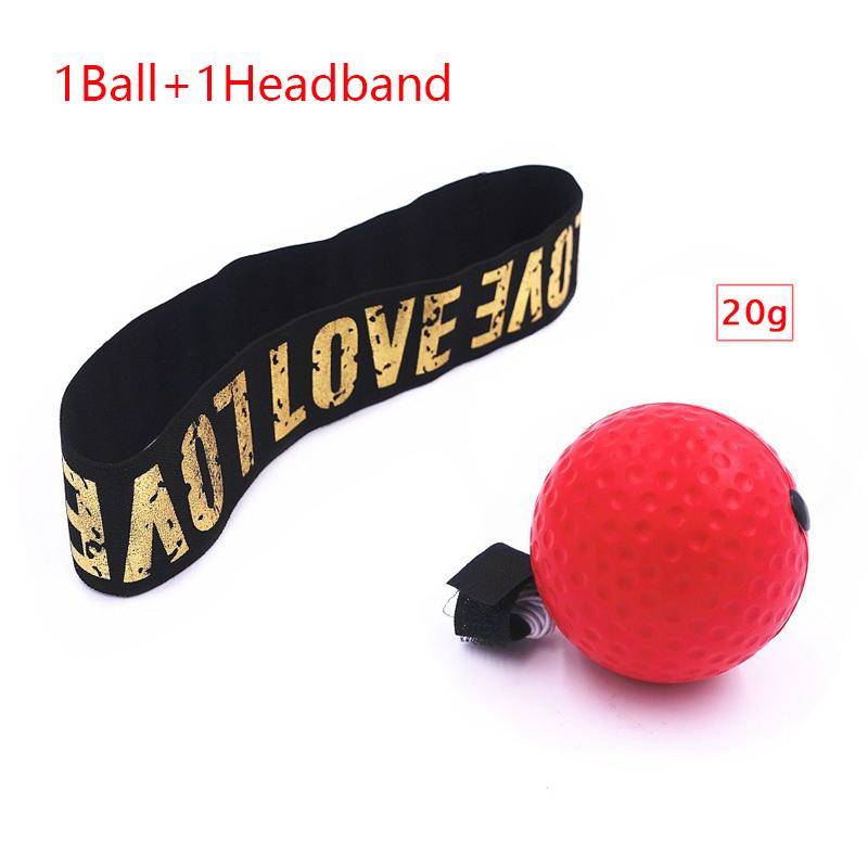Boxning Reflexboll Hastighetskraft Sandsäck Fitness Sanda Förbättrar Reaktion Hand och Öga Smidighetsträning Pannband Gym Muay Thai