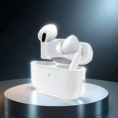 Air Pro Trådlösa Bluetooth-hörlurar med rem och snodd HiFi-ljud med låg latens och brusreducering för iOS och Android - Vitt