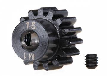 Pinion Gear 15T 1.0M for 5mm Shaft (Machined)