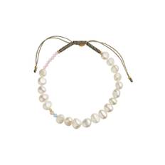 Perlie Creme Armbånd