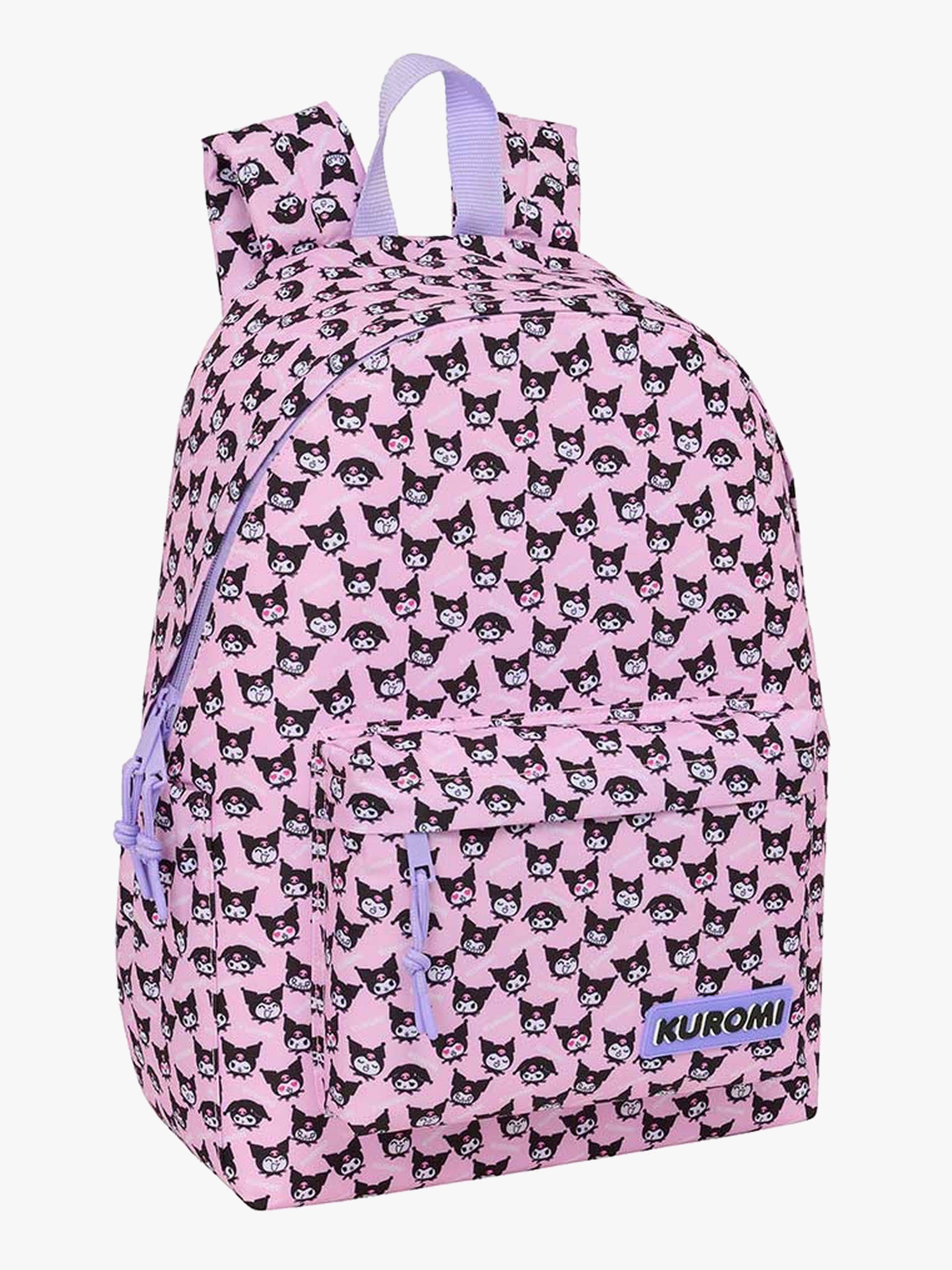 Hello Kitty Kuromi 14,1" Laptop Rygsæk 17L, Lyserød/Pink