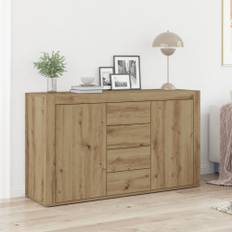 Sideboard Hantverks-ek Konstruerat trä 120 x 36 x 69 cm