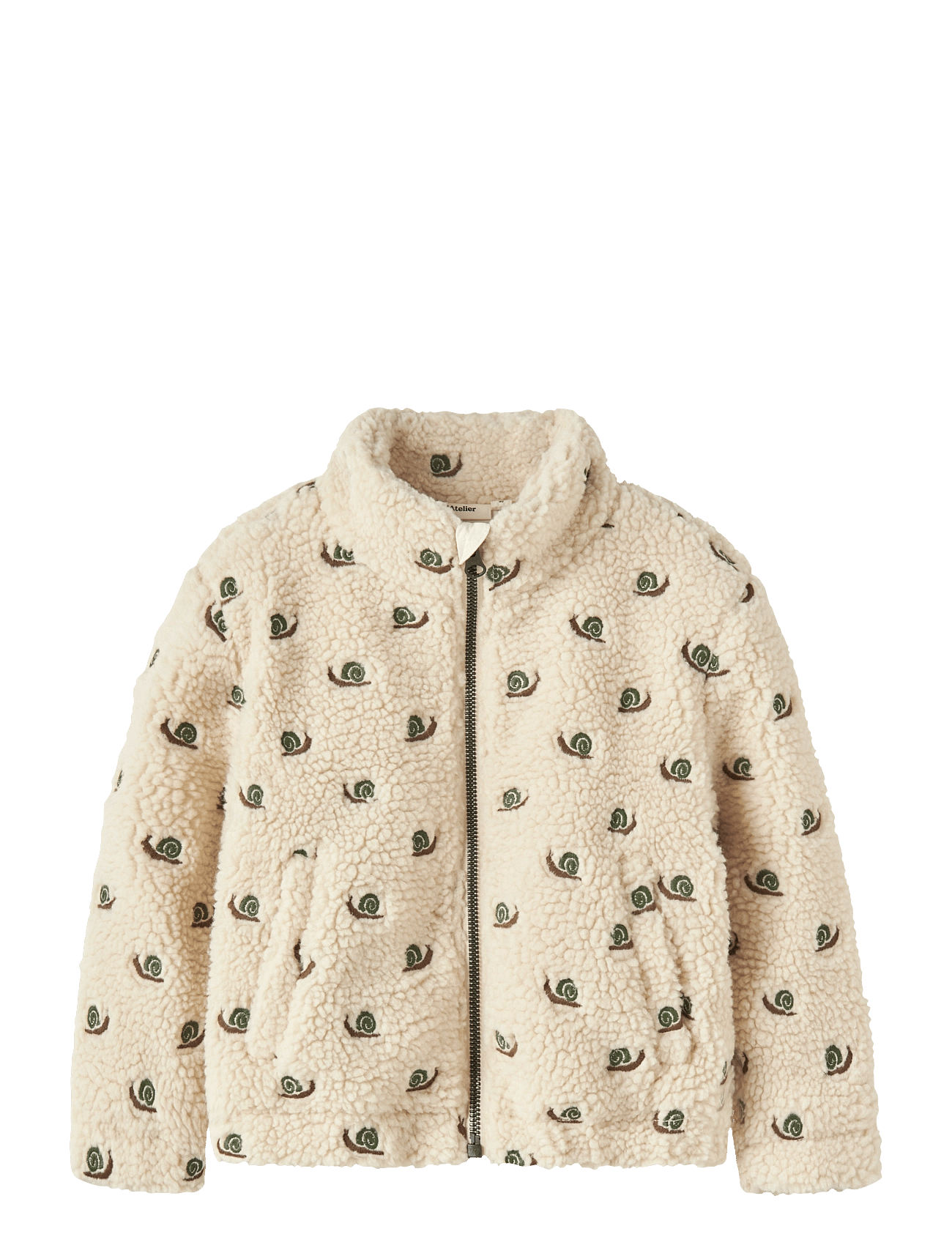 Lil'Atelier Nmmnalo Sui Sherpa Loose Jacket Lil - Cream - 92