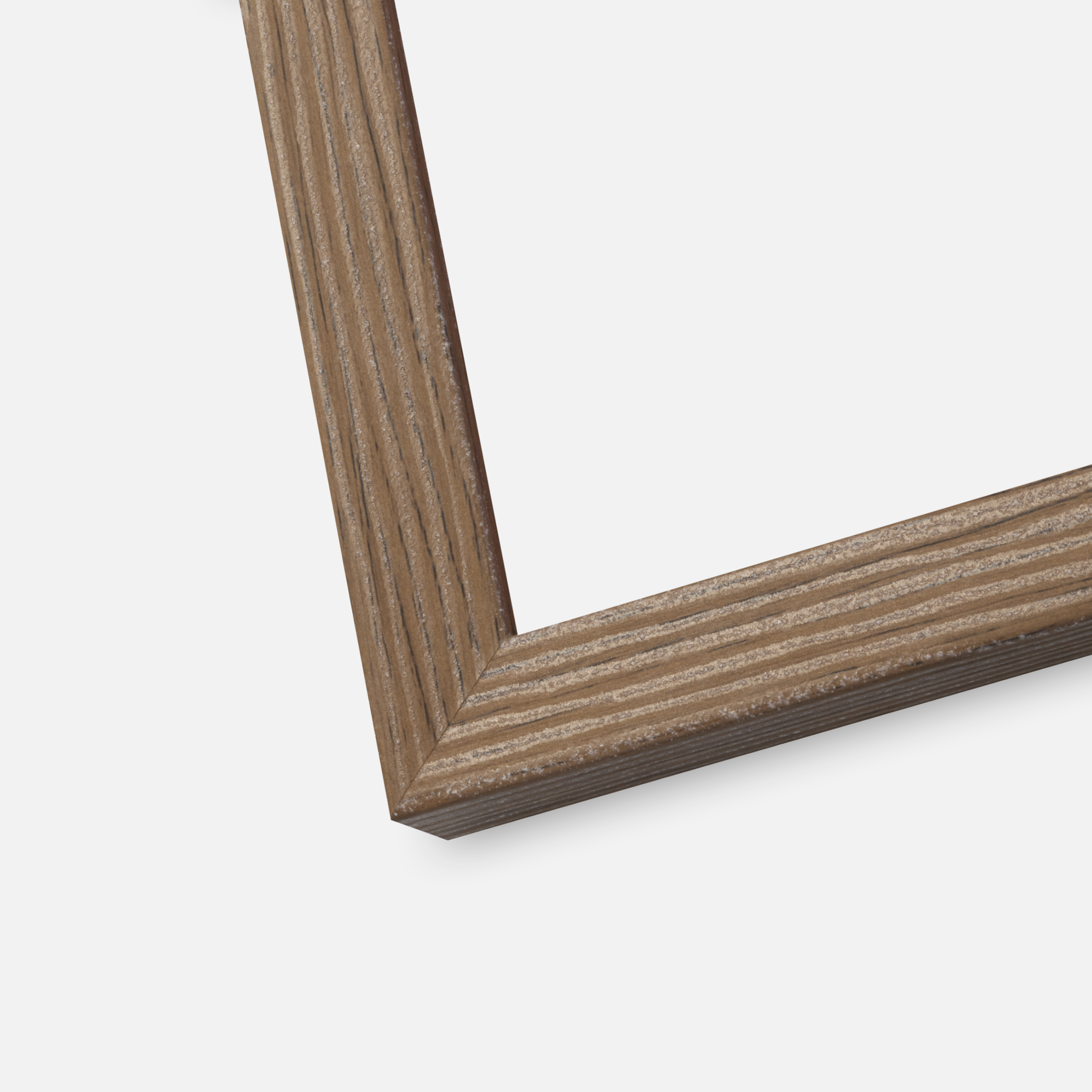 Ram Fiorito Mörk Ek 70x100 cm - Passepartout Vit 61x91,5 cm