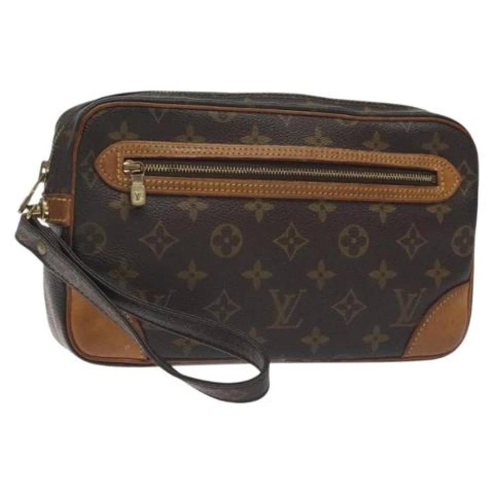 Louis Vuitton Vintage Pre-owned Canvas clutches - Vintage - Dame - Brun - ONE SIZE - Tyl