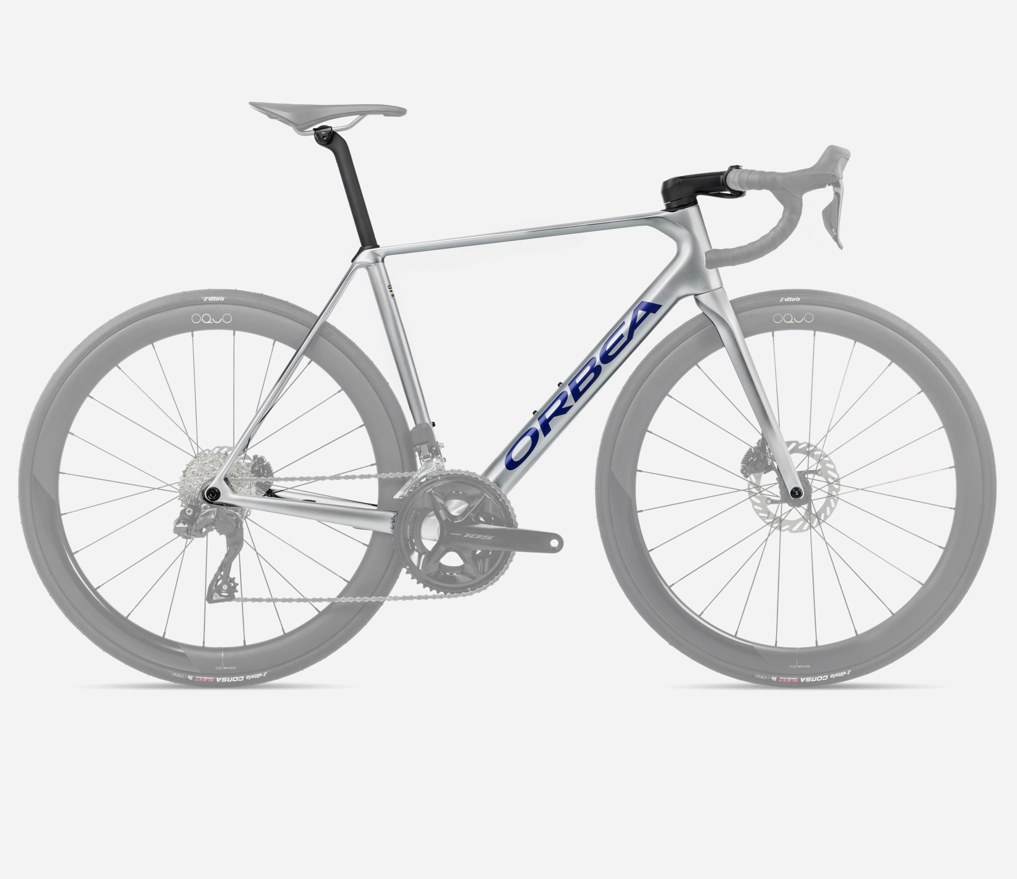 Orbea Orca OMX Frameset | Ramset | Spark Silver-Titan Grey
