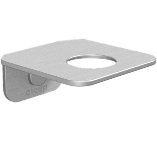 Aloop X1 sæbeholder, mat aluminium