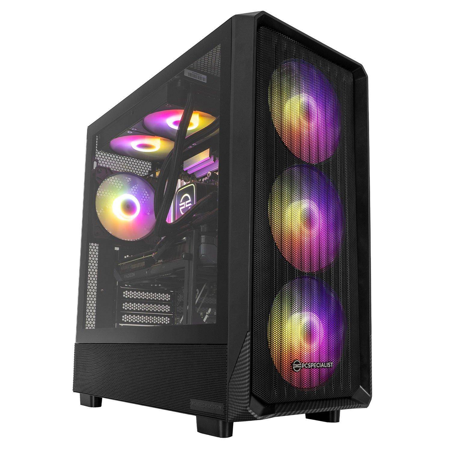 Pcspecialist Wraith 184 Gaming Pc - Ryzen 7 7800X3D Rx 9070 Xt 16Gb 16Gb Ram 1Tb Ssd - 4K Gaming