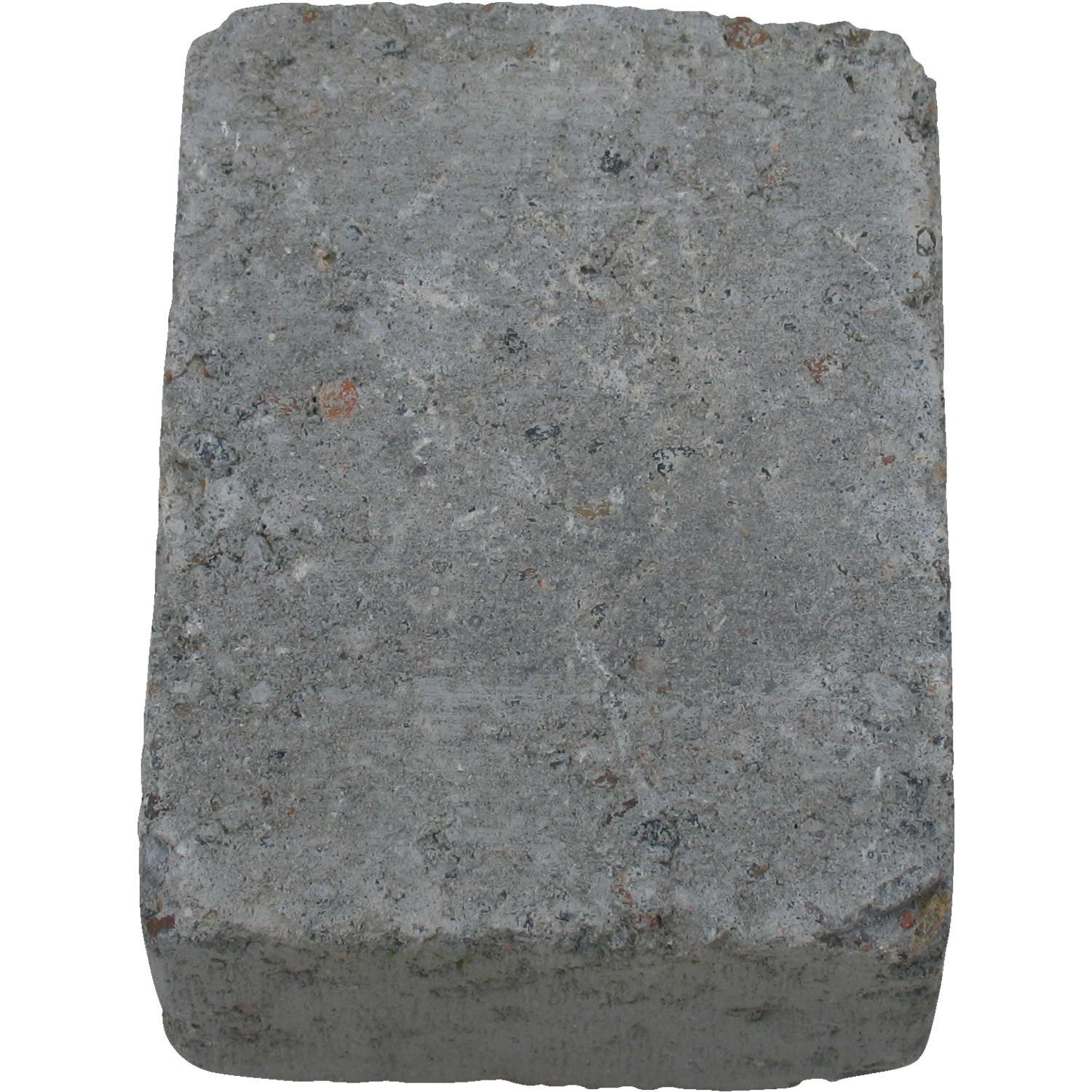 Herregårdssten med rumlet kant 1/2 sten grå 14x10,5x5 cm