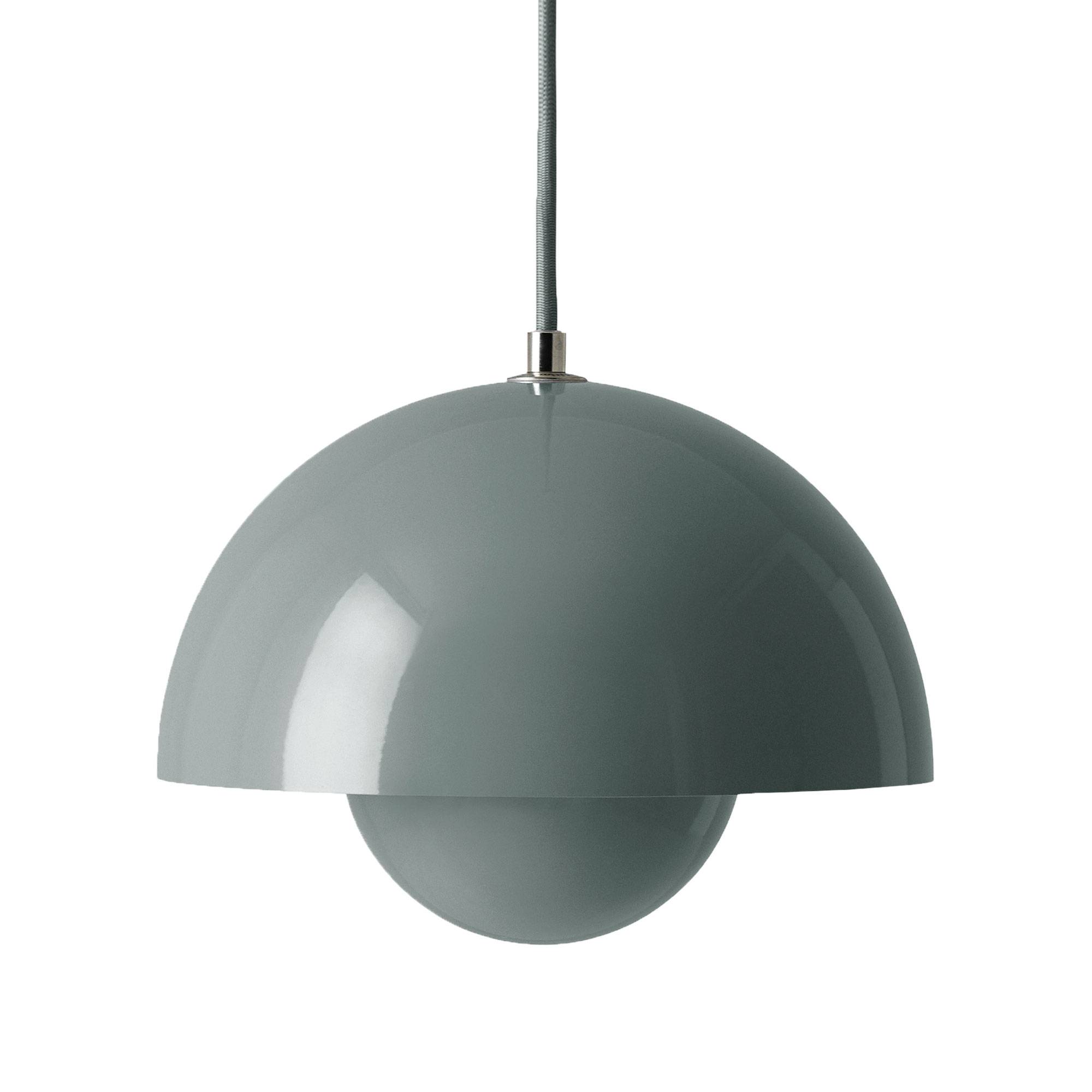 Flowerpot VP10 Pendel, Ø16 cm, af Verner Panton Stone Blue.