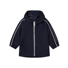 Hooded Jacket Logo Hugo Boss Kids 849 Navy 18M