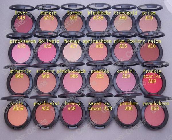 makeup face blusher sheertone blush 12 colors Long-lasting Natural Easy to Wear No Mmirrors No brush 6g luxury make up