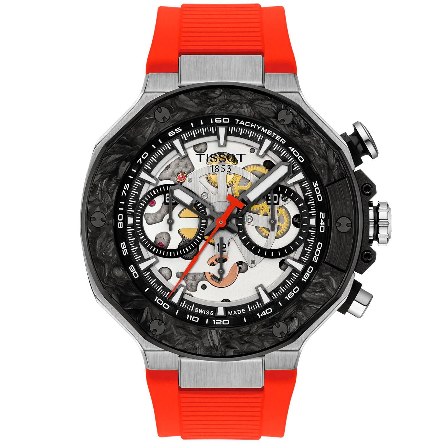 Tissot Tissot T-Race MotoGP 2026 Limited edition T1414622705100 - Herr - 45 mm - Analogt - Automatiskt - Safirglas - Silver (14 mm)