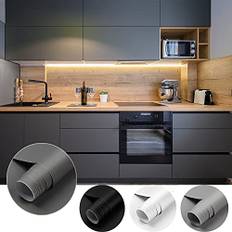 Cahomo Självhäftande folie, 61 x 550 cm, matt, tjock dekorplast, köksskåpsdekaler, mobilfolie, vattentät och dekorativ inredningsfolie, vinylfilm för möbler, skåp, bord, väggar och mer