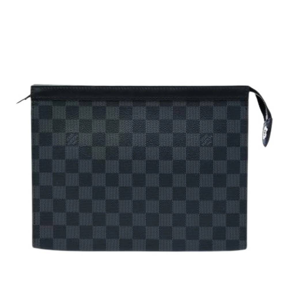 Louis Vuitton Vintage Pre-owned Pochette Voyage MM - Vintage - Herre - Sort - ONE SIZE - Læder
