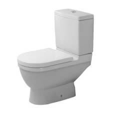 Duravit Starck 3 toilet med rengøringsvenlig overflade, hvid