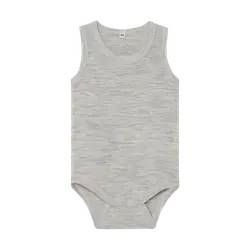 BeKids Ullbody Utan Ärmar - Alloy Melange