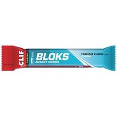Clif Bar Bloks Energie Kaubonbons Tropical Punch Flavour + Caffeine 60 g - Mindesthaltbarkeit 24.11.2024