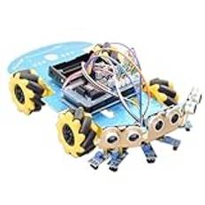 OLDDO Linjespårning Hinder Undvikande Mecanum Wheel Robot for Arduino Starter Kit Smart Car With PS2 RC Robotics Educational Stem Toy