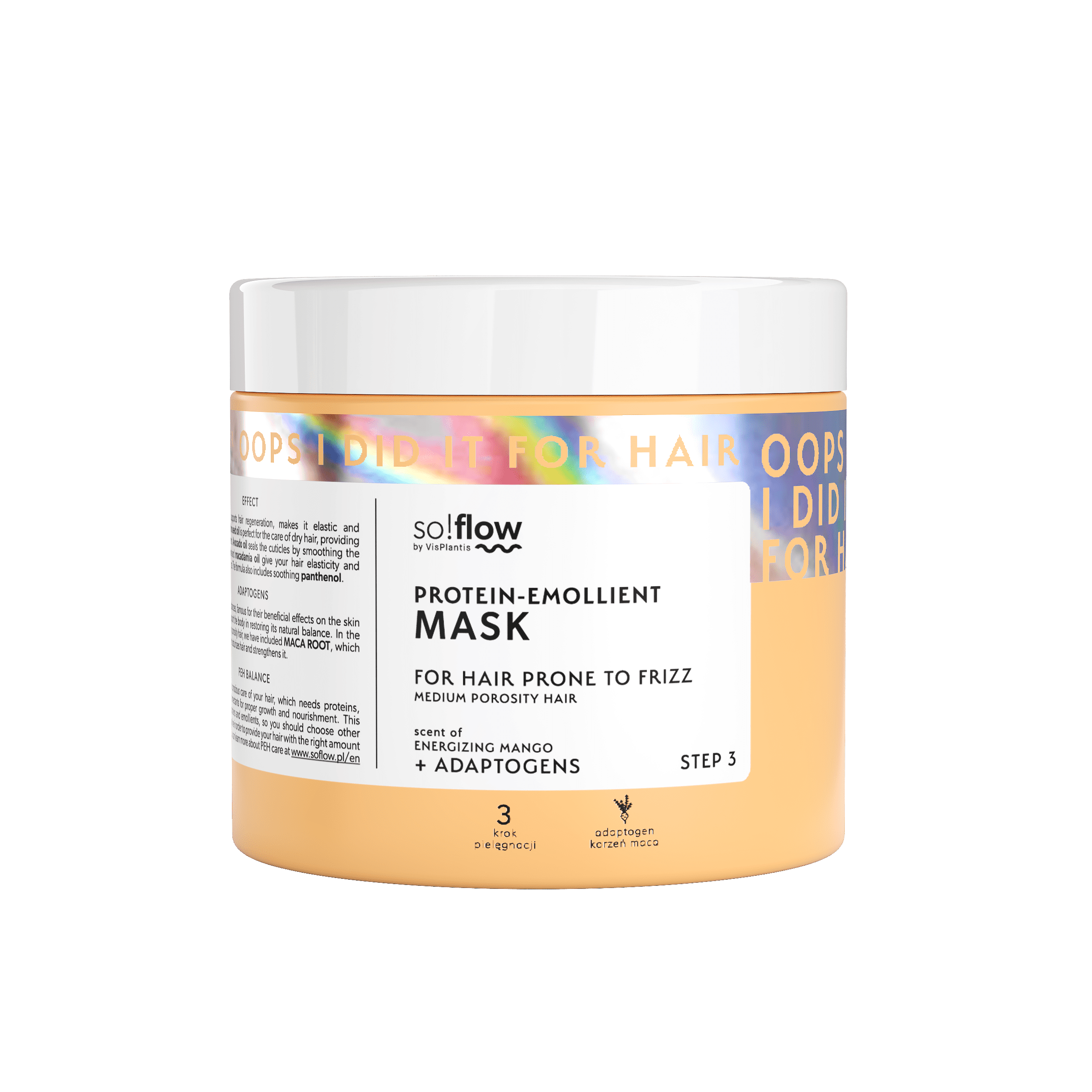 So!Flow Mask for medium porosity hair, prone to frizz 400ml