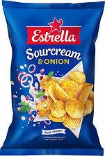 Chips Sourcream & Onion 175 g Estrella