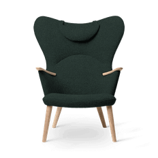 CH78 Mama Bear Chair | Mood - Mørk Grøn Mood 5105, Eg sæbe