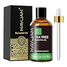 MAYJAM Eterisk olja av Tea Tree 30ml, Diffusorolja av Tea Tree, Luftfuktare, Gör-det-själv, Hem, Skåp, DIY, Skåp