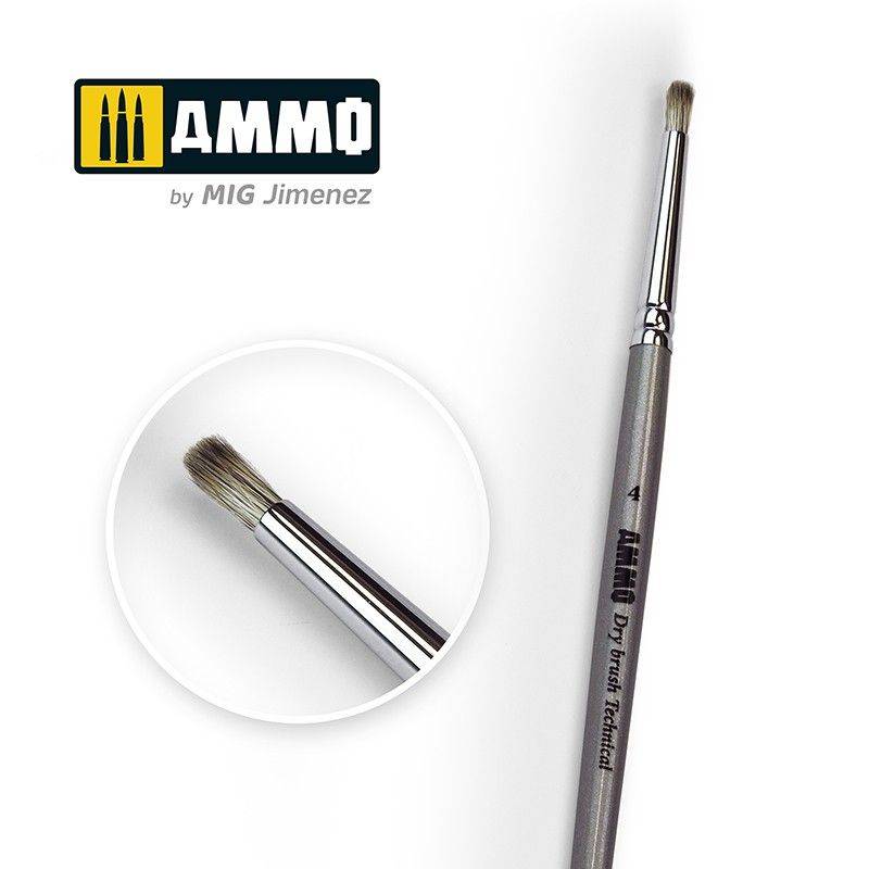 Drybrushpensel 4