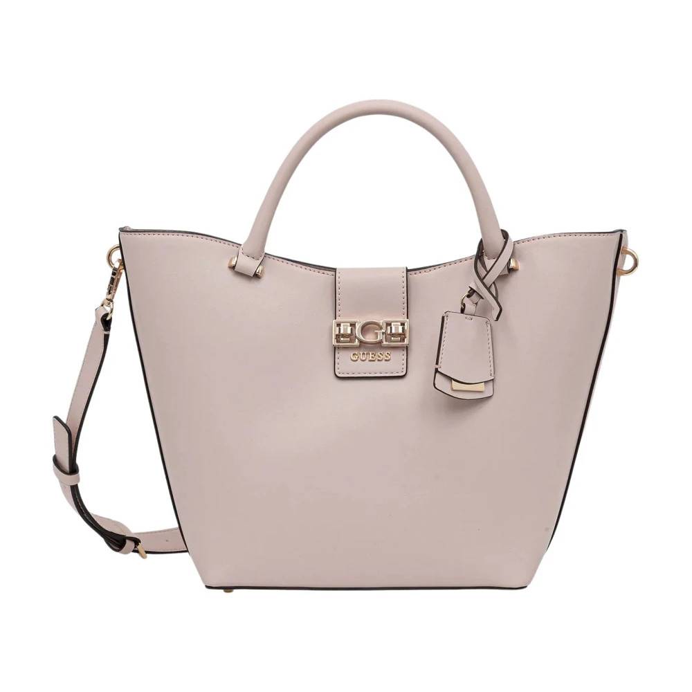 Guess Jane Håndtaske - Tasker - Dame - Lyserød - ONE SIZE - Uld