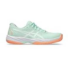 ASICS Gel-Game 9 Padel, Sneaker Dam 44.5 EU, Mint Tint White, 44.5 EU