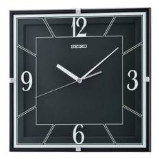 Seiko Clocks Väggklocka QXA821K - Unisex - 30 cm - Quartz - Black (29.6 x 29.6 x 4.1)