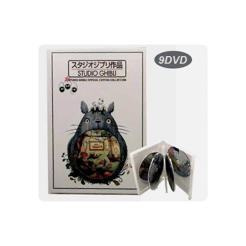 Studio Ghibli Movie Collection 9DVD English version 25 Movie Box Set Film All Region