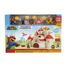 Super Mario 2.5 Inch Deluxe Playset Mushroom Kingdom Castle with Figures