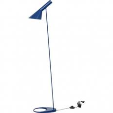 Arne Jacobsen blå gulvlampe