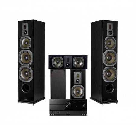 Yamaha RX-A4A med Dynavoice Definition högtalare, 5.1 hemmabiopaket