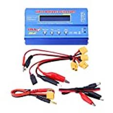 RC Balanced Charger,RC Battery Balance Charger,3Types RC Lipo Battery Digital Balanced Charger Remote Control Accessory with Cables(XT60 Plug)