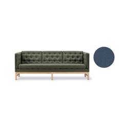 Fredericia Furniture EJ315 3 Pers. Sofa L: 210 cm - Luce 007 Pigment/Oak Soap