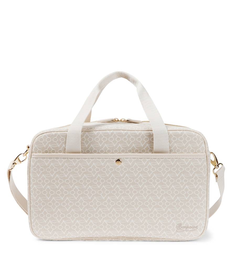 Bonpoint Baby Denver printed changing bag - beige - One Size
