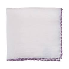 Eleventy, Tilbehør, unisex, Hvid, ONE SIZE, Linen Broderet Clutch