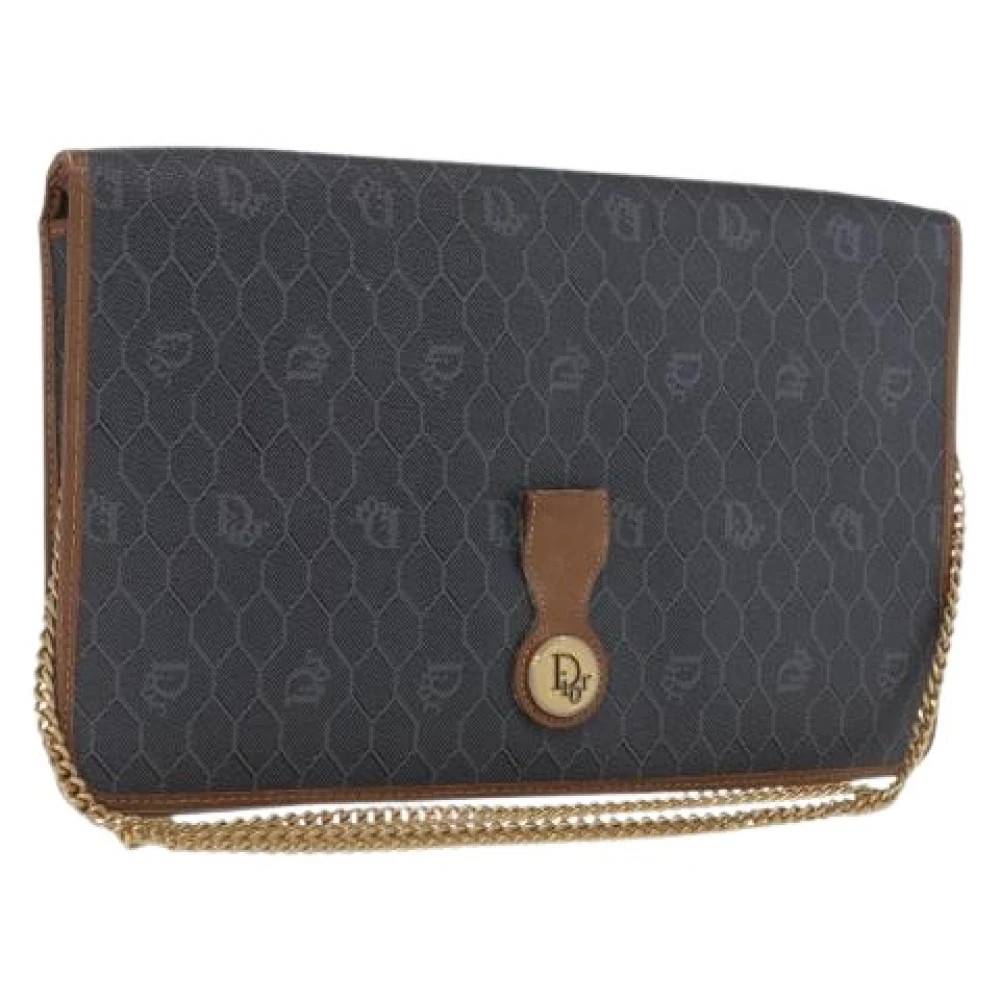 Dior Vintage Pre-owned Vintage Skuldertaske - Vintage - Dame - Sort - ONE SIZE - Uld