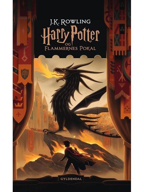 Harry Potter 4 - Harry Potter og Flammernes Pokal - Ungdomsbog - hardcover