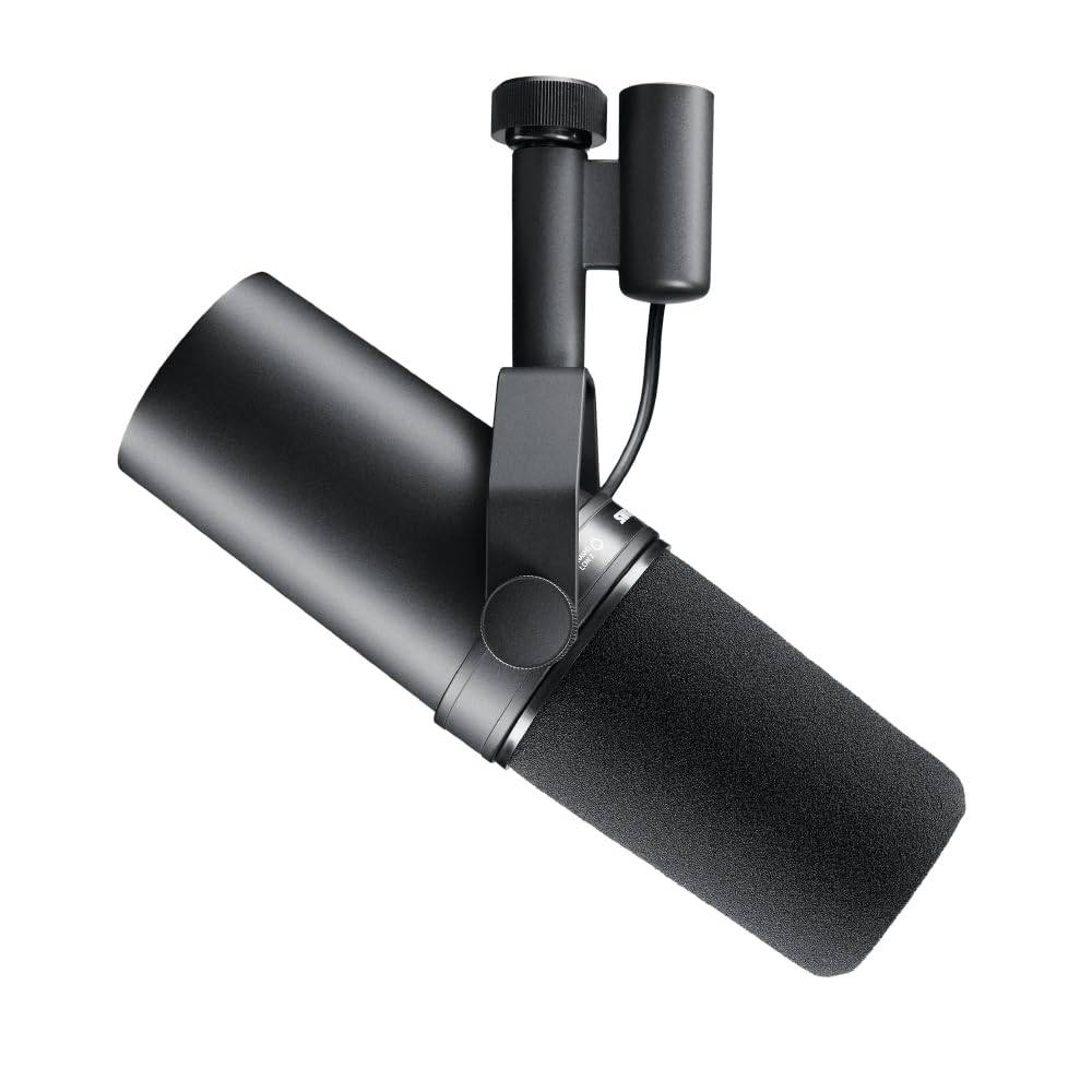 Shure SM7B Unidirectional Dynamic Microphone Black svart
