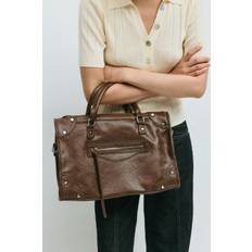 Gina Tricot-Large bag-Axelremsväskor-Brun-ONESIZE-Dam