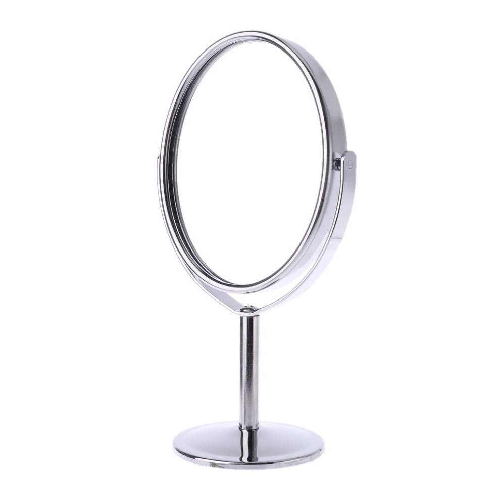 360 frit roterende spejl, multifunktionelt makeupspejl med skridsikker base og HD-klarhed, dobbeltsidet kosmetikspejl for nem brug