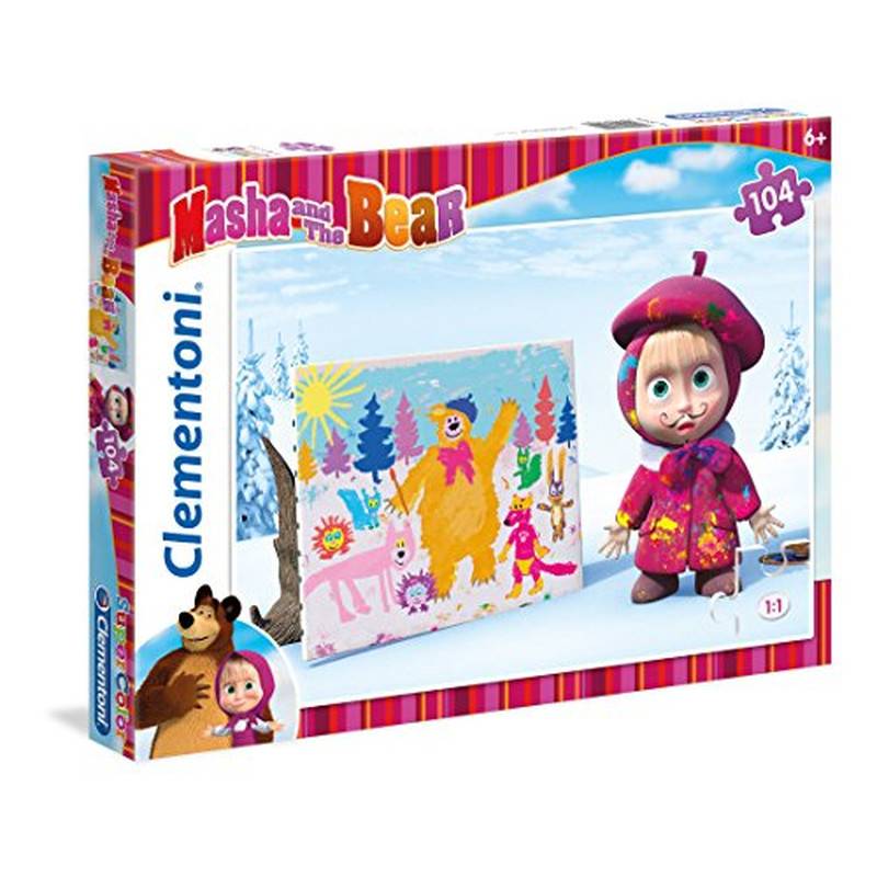 Clementoni - Clementoni - Puzzle, 104 pcs, Masha and the bear (279241)