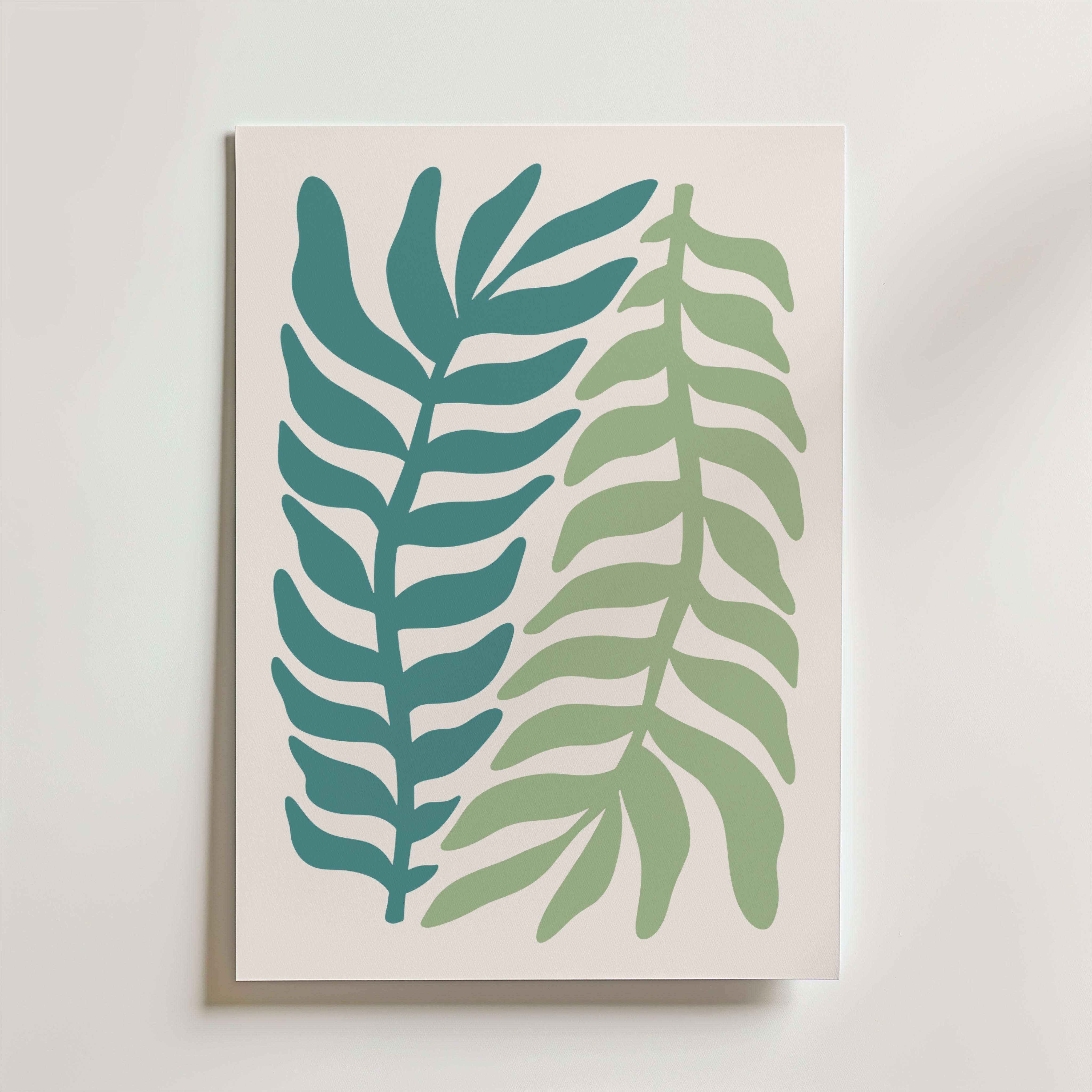 Botanical Balance Poster - Fine Art Poster 40x50 cm