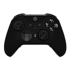 eXtremeRate Hölje Cover för Xbox One Elite Series 2 Controller Model 1797, Ersättande Främre Skal Case Shell för Xbox Elite Series 2 Wireless Controller Core & 2 Ringar-Svart